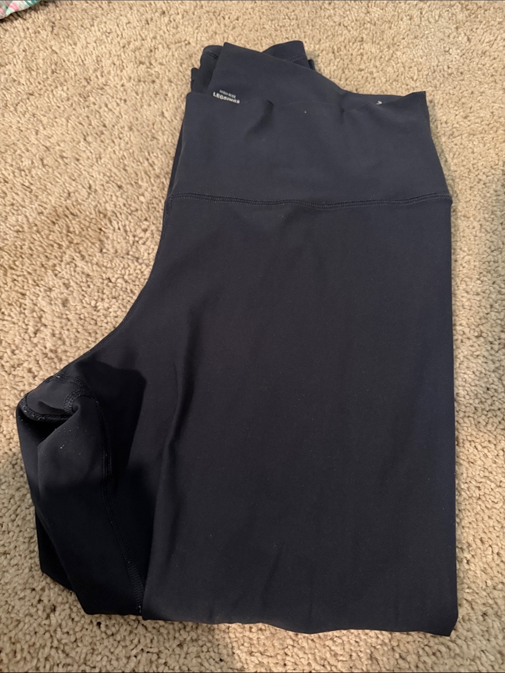 Old Navy Black Midi Skirt with Smooth Stretch